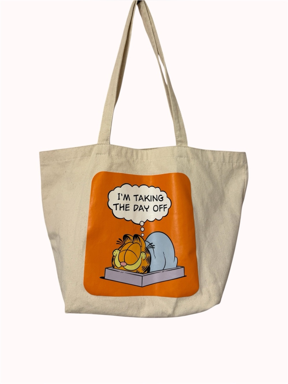 Garfield canvas tote bag
